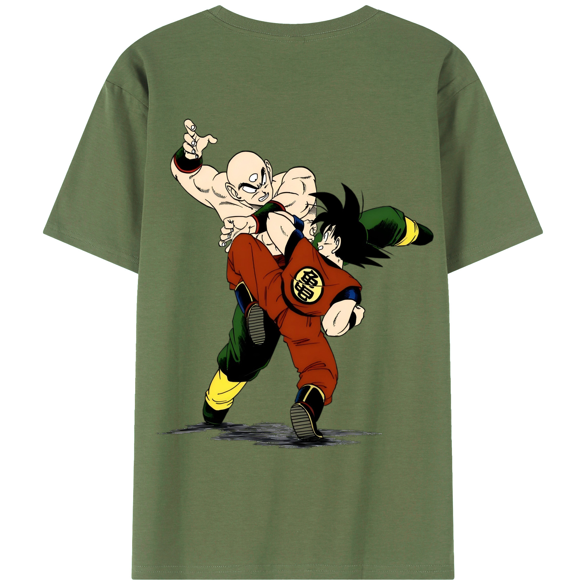 （画像用） ドラゴンボール DRAGON BALL 綿100％ メンズ半袖Tシャツ（バックプリント） 通気性